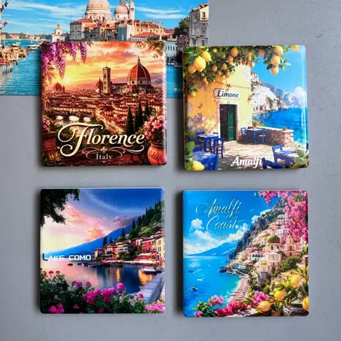Italy Fridge Magnets Venice Toscana Solent Lemon Amalfi Florence Lake COMO Cinque Terre Verona Tourist Souvenir