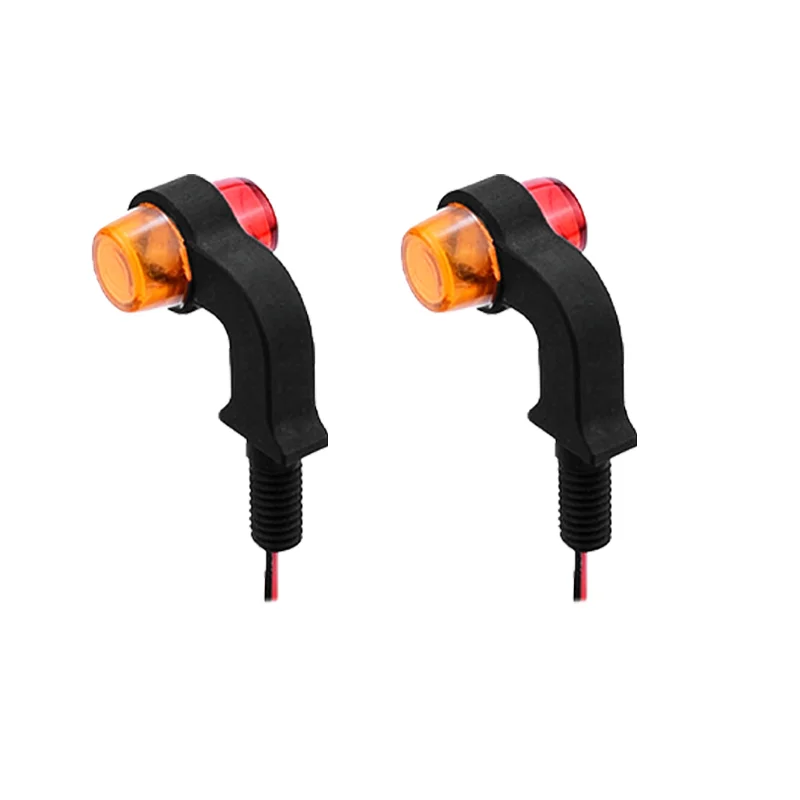 1:14th Scale Straight/curved Dual-color Truck Marker Light for Tamiya RC Truck for SCANIA 770S R620 for VOLVO FH16 ACTROS Car