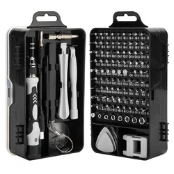 115-piece Set Mobile Phone Disassembly and Maintenance Precision Screwdriver Batch Set Computer and Watch Household PP+TPR Cr_V