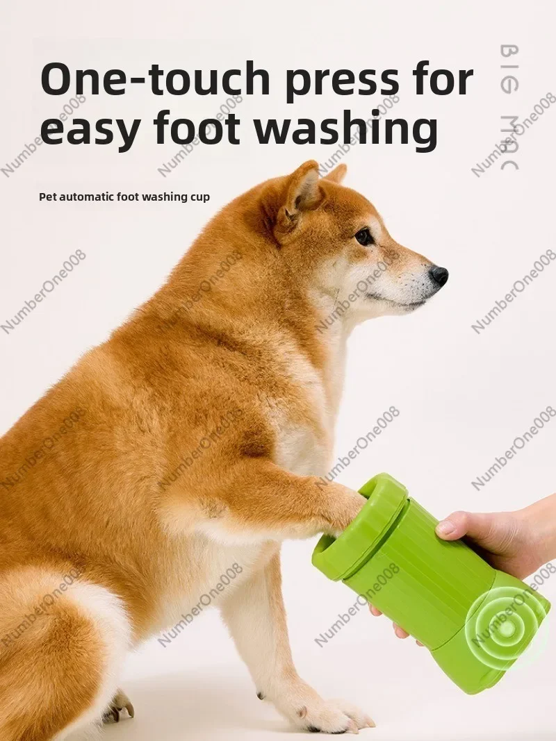 Dog Foot Washing Cup - Pet-specific Automatic Door Entry Paw Cleaner For Puppies, Dog Paws, And Cats