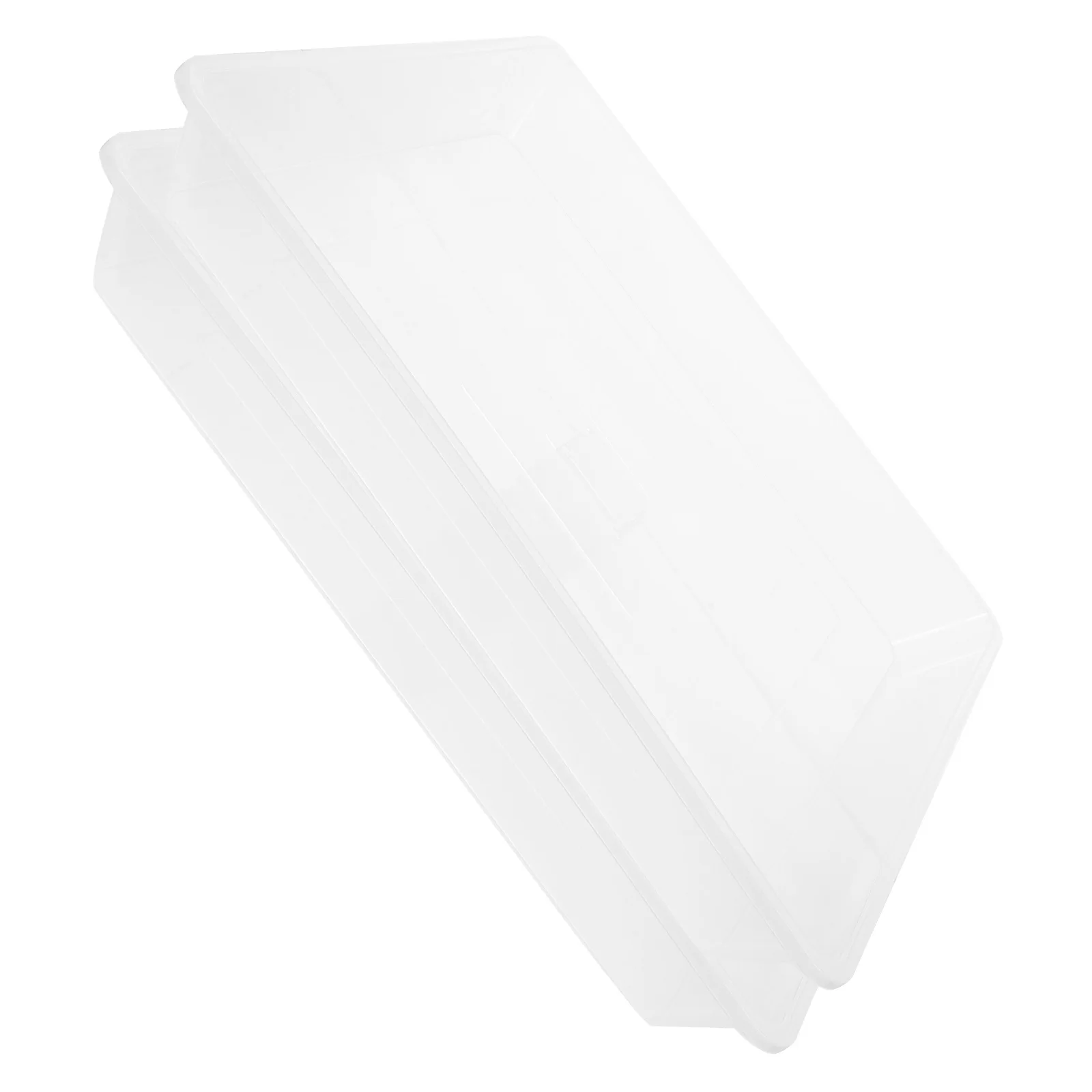 

2pcs Square Plastic Planter Tray Clear Flower Pot Bottom Water Trays For Indoor Outdoor Drainage Garden Supplies Hydroponic Pots