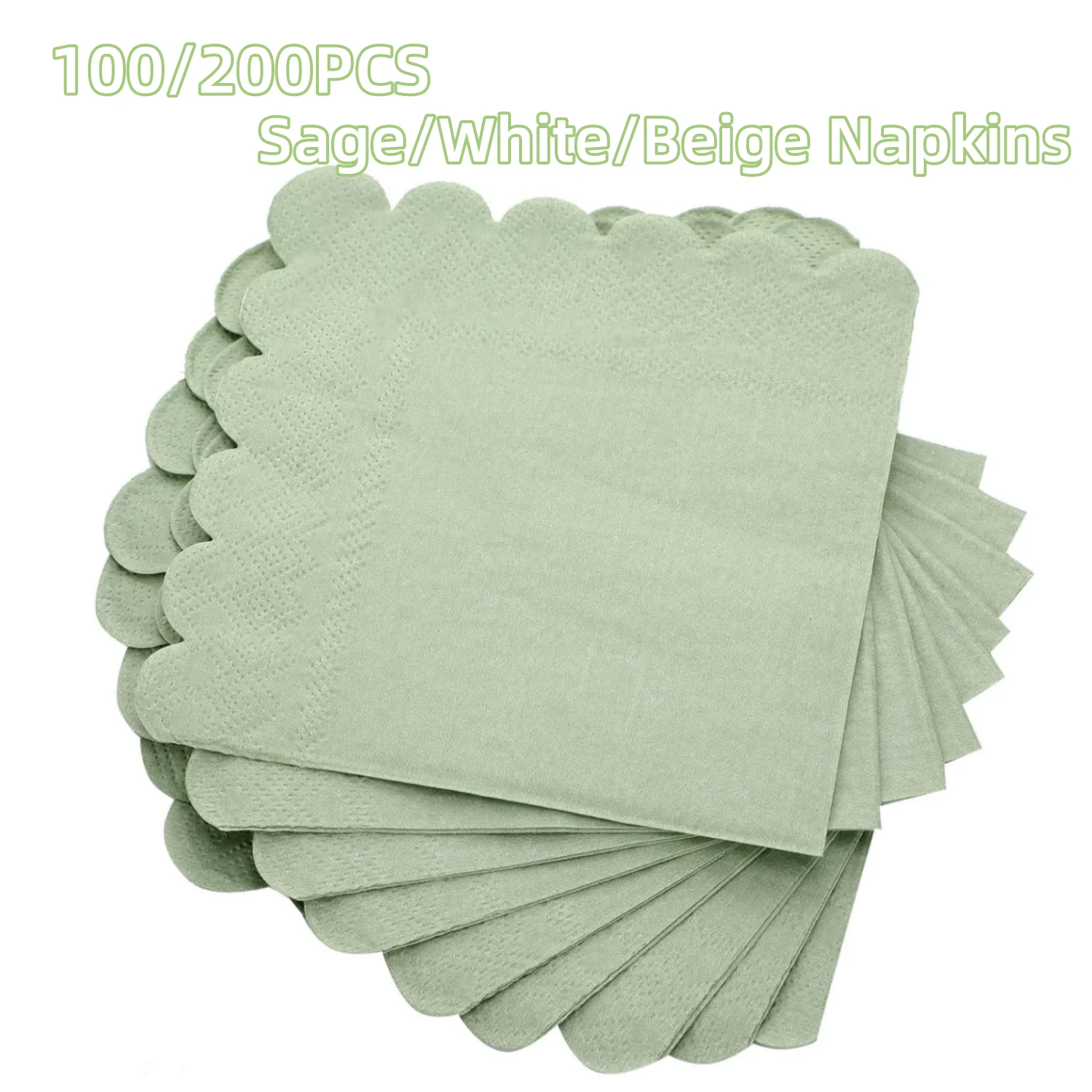 

200/100pcs Cocktail Napkins Disposable Beverage Napkin Paper Napkins 2 Ply For Dinner Wedding Baby Shower Birthday Party