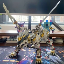 COMIC CLUB ZA Model 1/72 Mechanical Beast SF95-001 MURASAME LIGER TUSKS LION Assemble Action Figure Robot Toys