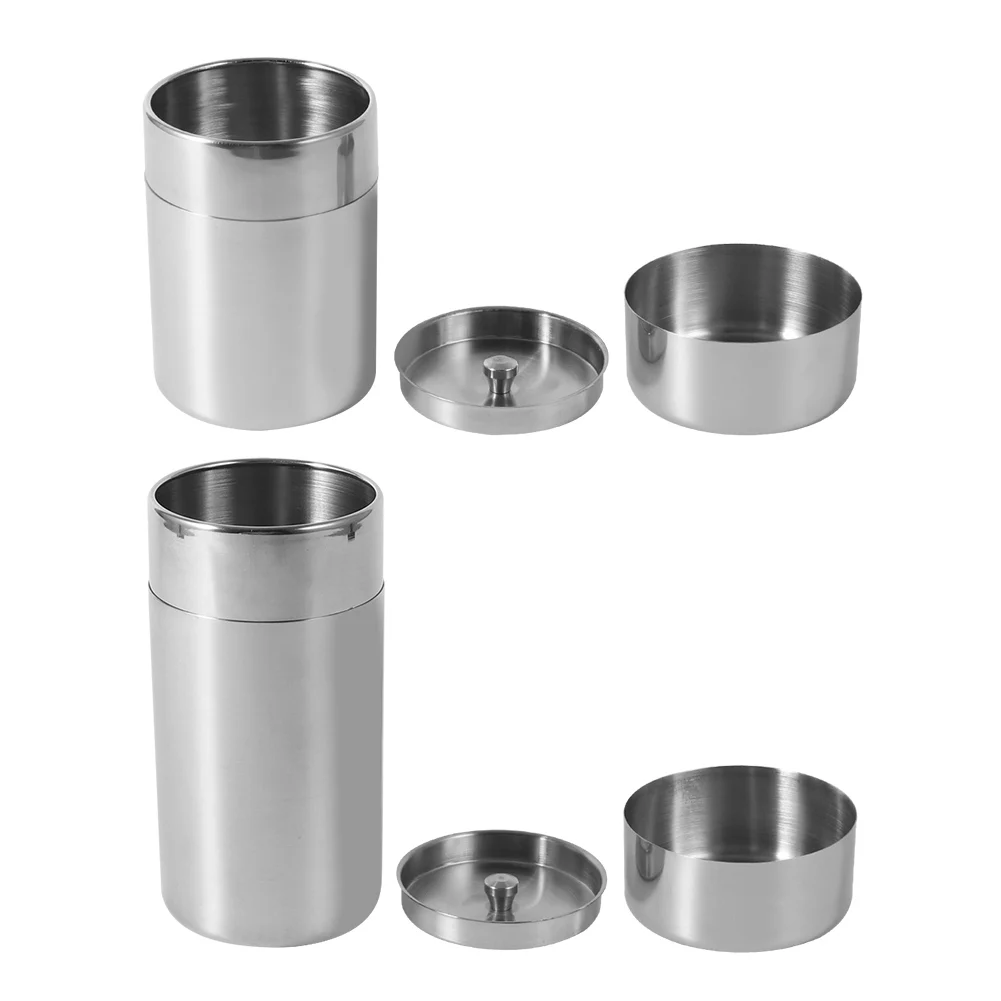 Stainless Steel Tea Leaf Tins Canister Containers Home Kitchen Canisters for Tea Coffee Sugar Storage Tins Can