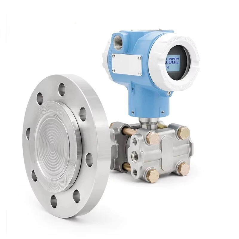 3051 Flanged Differential Pressure Transmitter with Display 4-20mA with HART Protocol for Industrial Automation