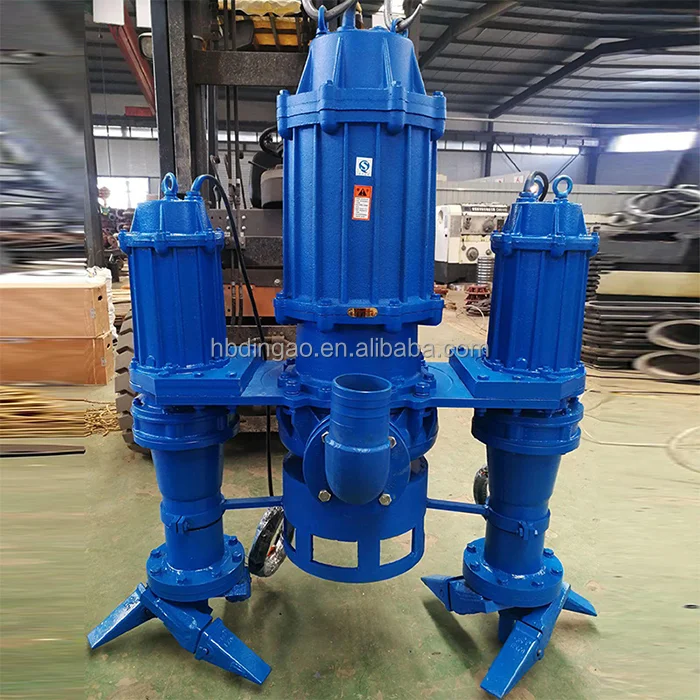 High Lift Large Flow Submersible Sewage Pump With Grinder Non-Clogging Centrifugal Pump For Wastewater High Pressure Sump Pumps