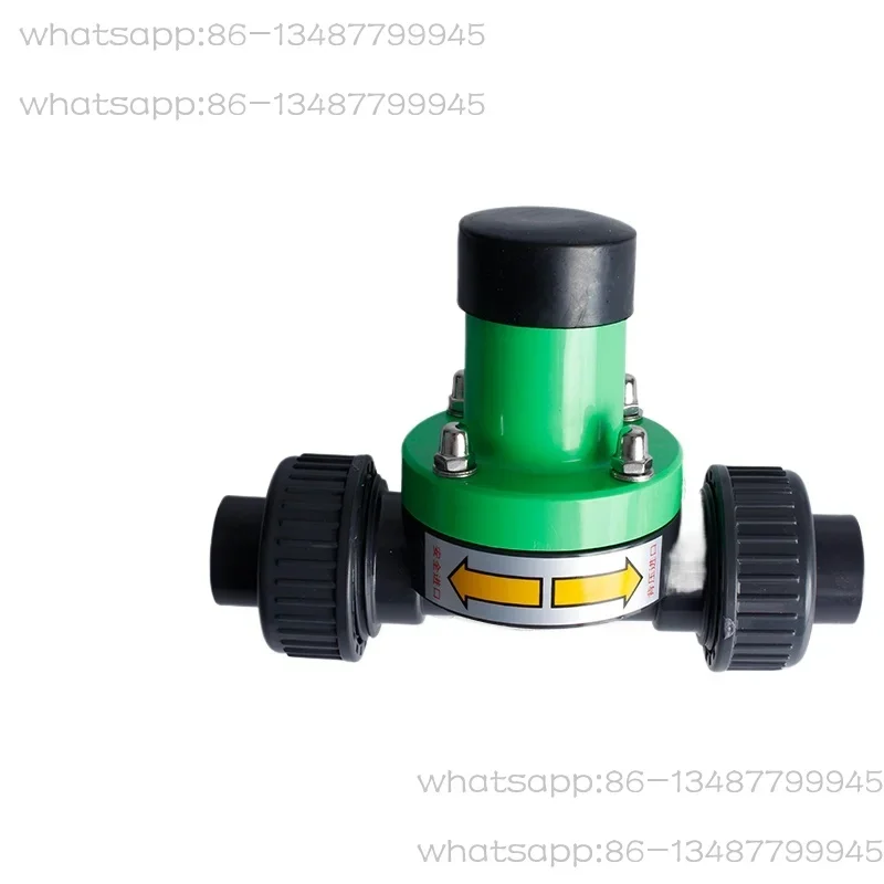 UPVC PVC Back Pressure Valve Safety Relief Check Valve DN20 DN25 DN32 DN40 for Dosing System Accessories