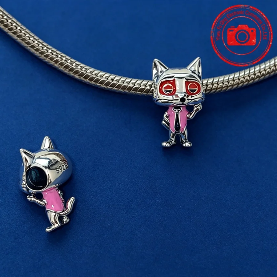Heißer Verkauf: Feine Charm-Perlen in Form von Spinne, Hase, Kuh, Maus, Schwein, Hund, Bär, Elefanten, passend für Original 925 Silberarmbänder, DIY-Schmuckgeschenke