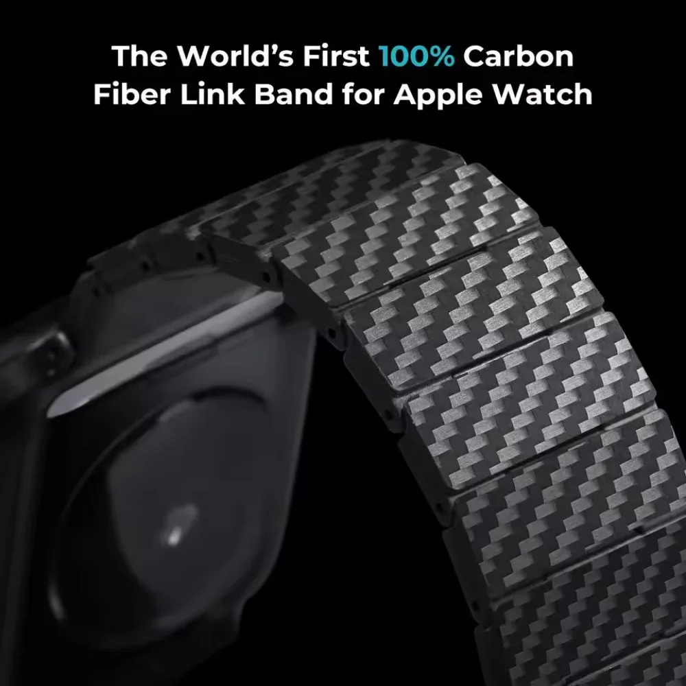 Carbon Fiber Magnetic Strap for Apple Watch Ultra 49mm 10 42mm 46mm 9 8 7 45mm 41mm Comfortable Breathable Band Iwatch 6 5 4 SE