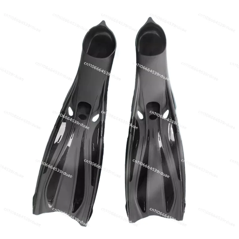 

Professional Adult Free Diving Snorkeling Fins Unisex Swimming Flippers Deep Submersible Equipment Black Flippers