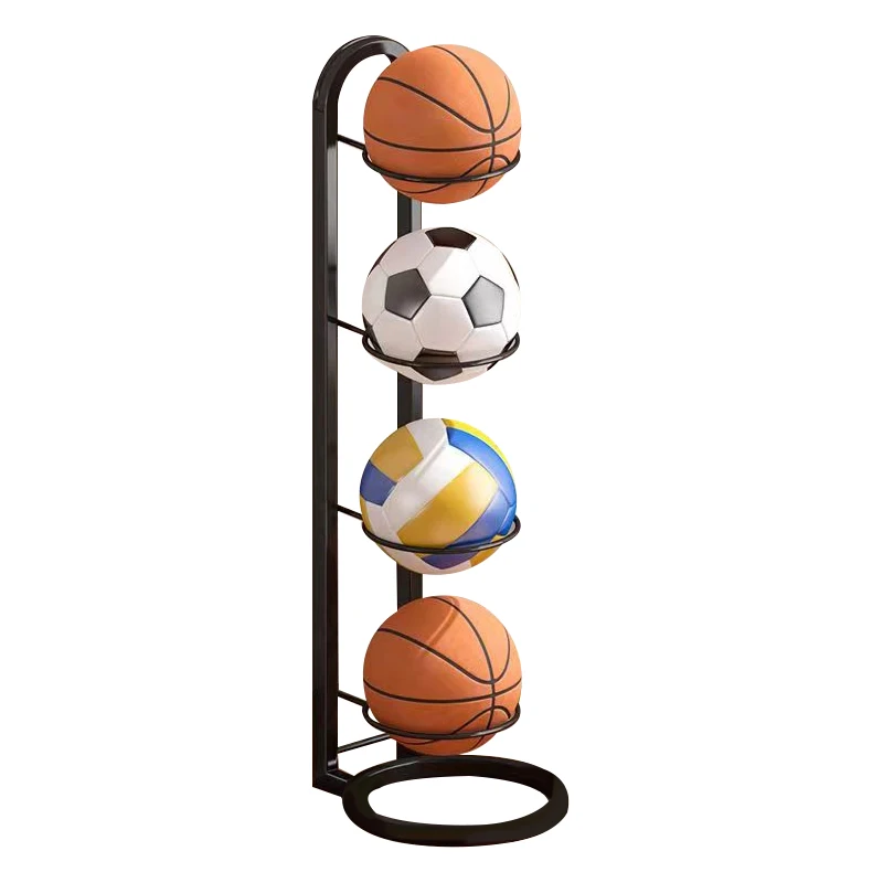 

Indoor Children Basketball Storage Rack Put Ball Football Storage Basket Placed Rack Kindergarten Volleyball Stand Holder Space