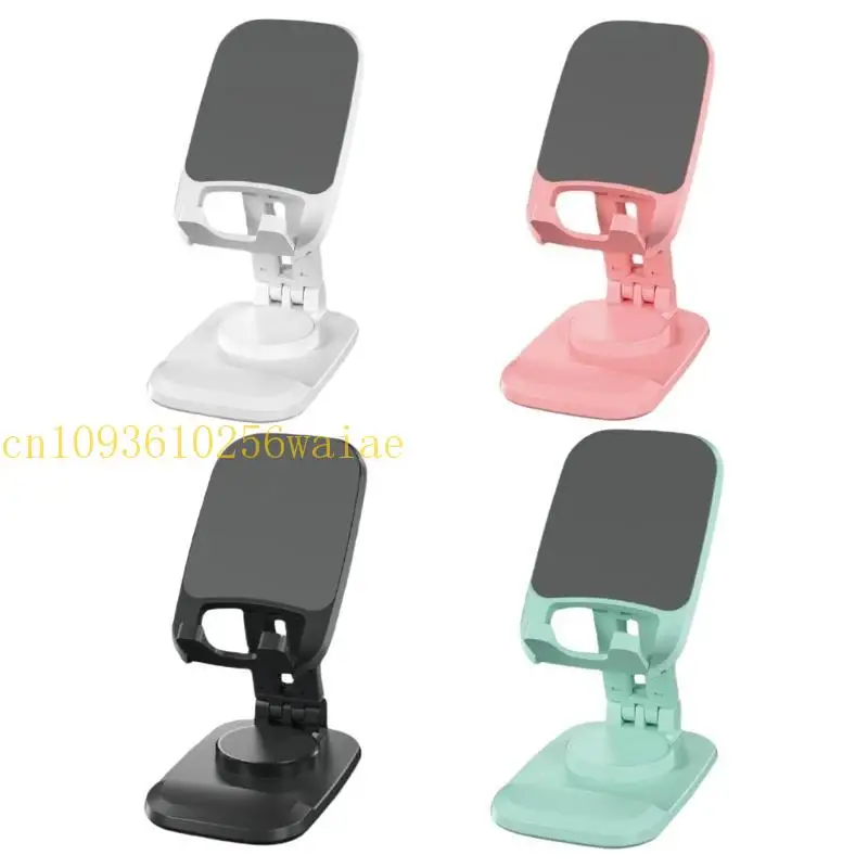 652F حامل الهاتف المحمول القابل للضبط حامل طاولة سطح المكتب مستقر وتناوب 360 درجة لجميع الهاتف المحمول