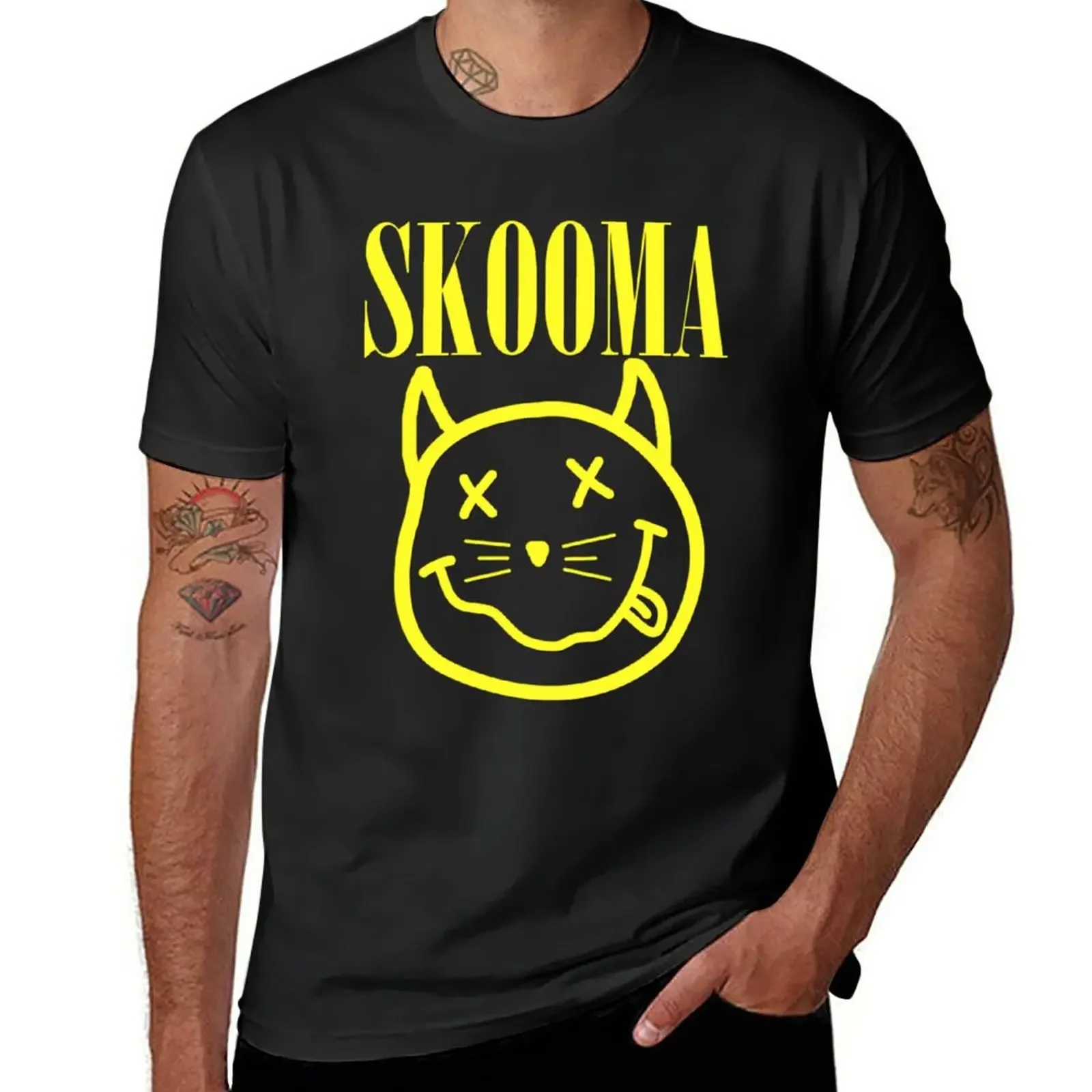 

Skoovana T-Shirt tees anime clothes plain white t shirts men