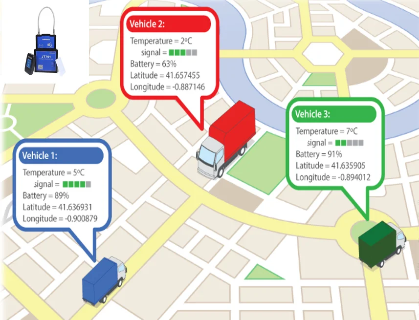 Container Door GPS Lock Moving Assets Tracking Electronic Seal Padlock Container Security Management Alarm GPS Lock