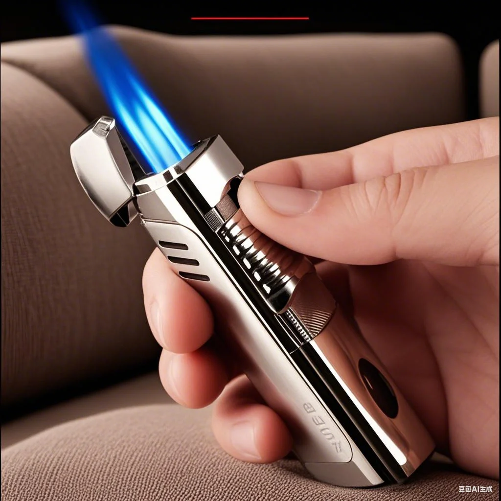 

Роскошная портативная металлическая тройная фонарик Jobon, ветрозащитная зажигалка с пламенем, гаджеты для мужчин, подарок без газа