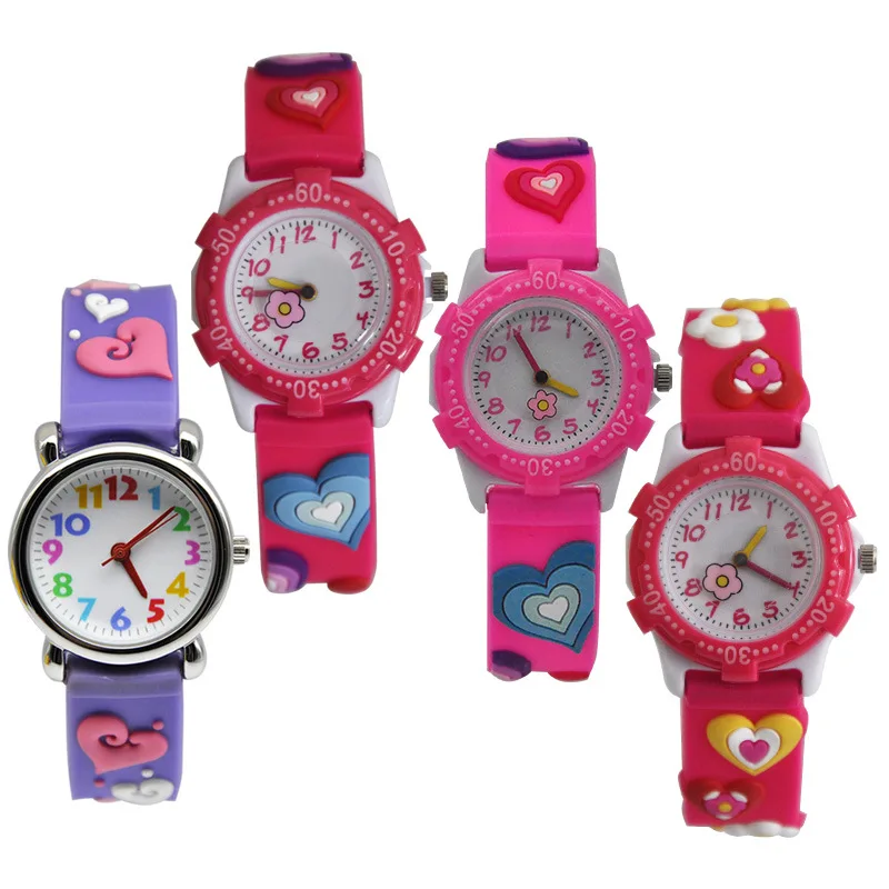 Factory Cartoon Watch Children's Cute Love Watch Girls' Watch Imported Quartz Movement Watch