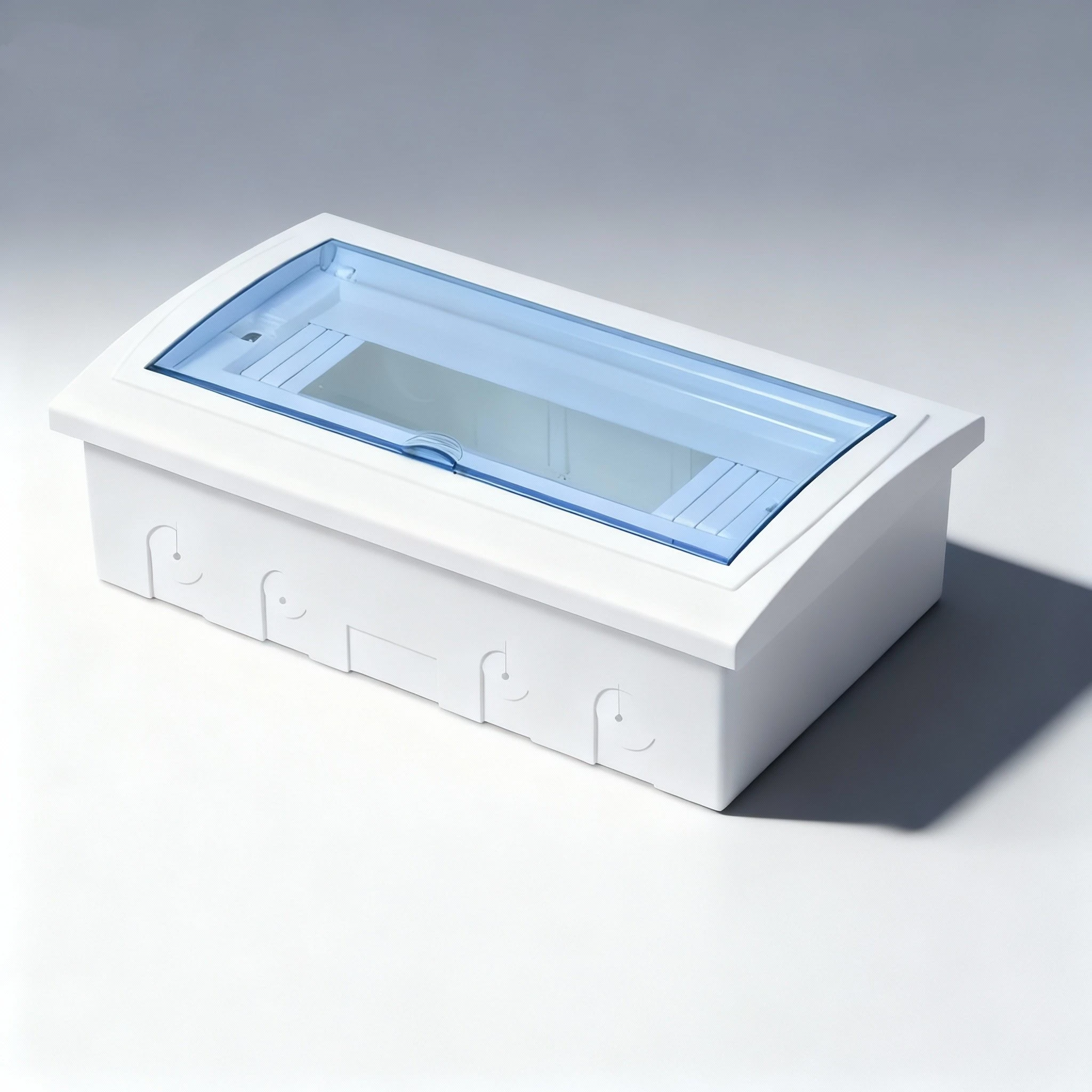 DONGYI Home Electrical Adjustable HT Series Distribution Box PC Plastic Indoor Dust-proof Distribution Box 9-12Way