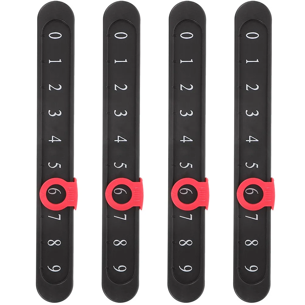 

4Pcs Foosball Score Bars Compact Portable Scorekeeper for Table Soccer Table Football and Indoor Ball Games Multi-Use Scoring