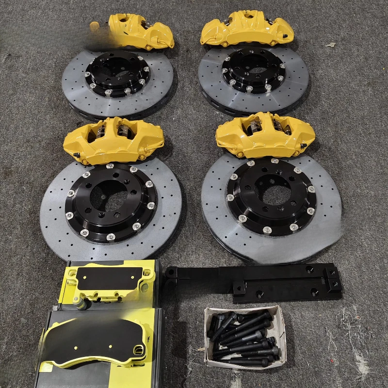 

GT3 6-Piston Brake Caliper Kit with 380mm Rotor for Front 19-inch Wheels, Compatible for A6 A8