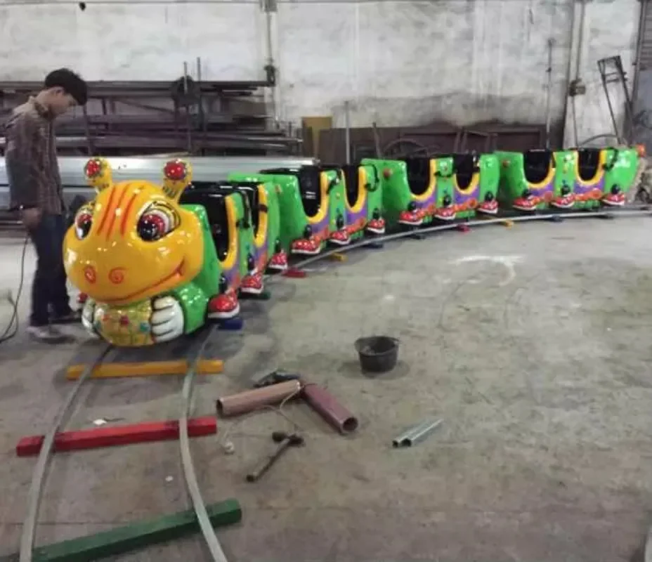 Entertainment Kids Ride Train Park Games Electric Cartoon Mini Track Train Set Toys