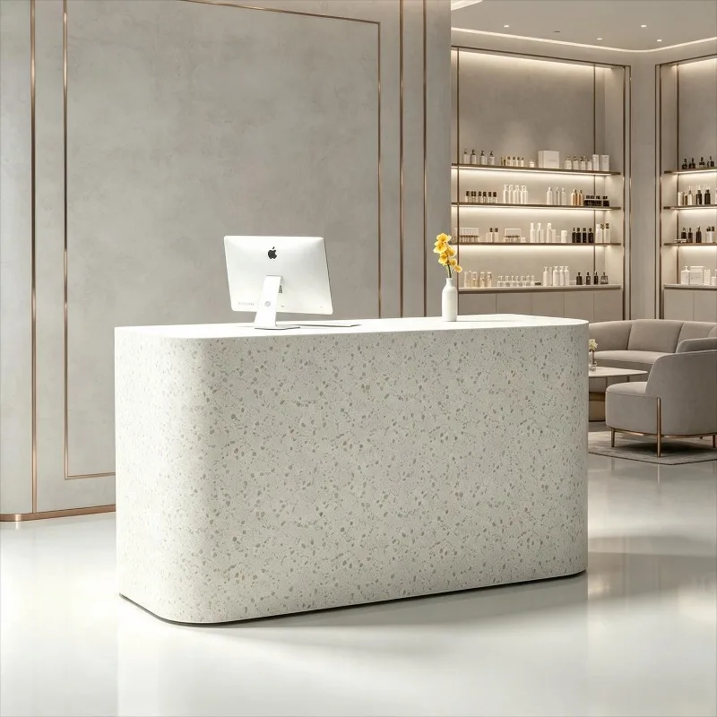 Custom Aesthetic Reception Desks Beauty Modern Restaurant Events Reception Desk Commercial Luxury Empfangs Tresen Furniture