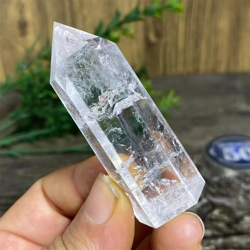 

Clear Quartz Tower Point Stone Natural Gem Energy Mineral Home Decoration Wand Specimen Carving Polished Crystal Reiki