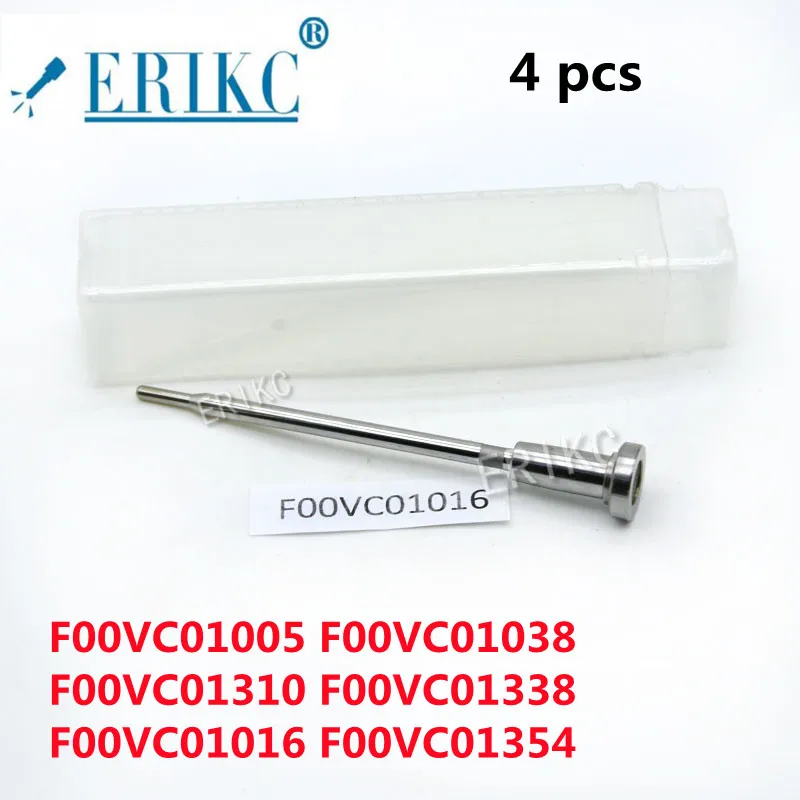 ERIKC 4 PCS Control Valve F00VC01005 F00VC01038 F00VC01310 F00VC01338 F00VC01016 F00VC01354 FOR BOSCH Auto Accessory Injectors