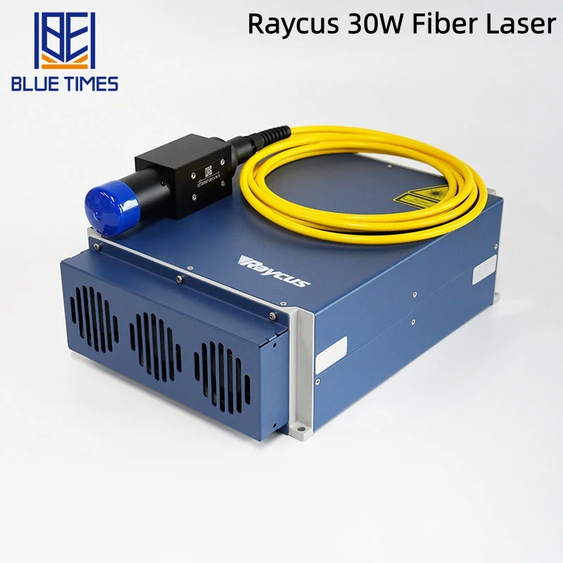 Fuente de Láser de Fibra Bluetimes Raycus 30W RFL-P30QS 50W para Máquina de Grabado y Corte DIY, Joyería, Oro, Plata, Anillos, Pulseras, Metal