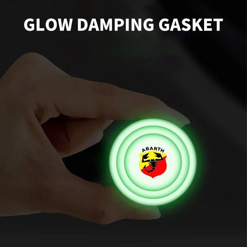 Car Trunk Sound Insulation Pad Luminous Shock Absorber For Fiat ABARTH 124 125 130 131 500 595 Esseesse 695 Punto Scorpion