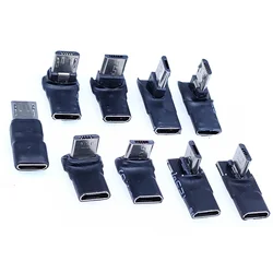 Micro USB Verlängerung Kabel Super Speed Android elbow erweiterung Männlichen zu Weiblichen Daten Sync USB 2,0 Extender Kabel Ve