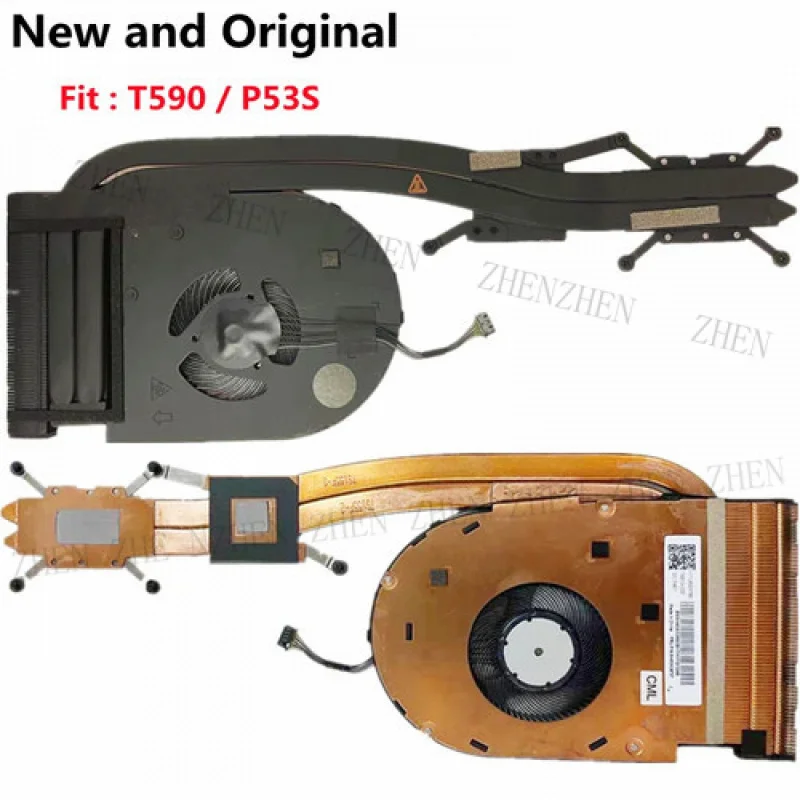

Y CPU Cooler Fan Heatsink for Lenovo ThinkPad T590 P53S P15S T15 Gen 1 01YU193/192