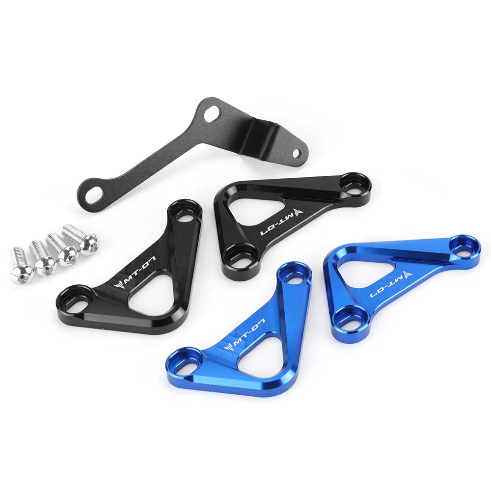 NEW  For Yamaha FZ07 MT-07 2014 -2018 2019 2020 2021 2022 2023 2024 2025 Rear Passenger Peg Holes Cover Footpeg Block Off Plate