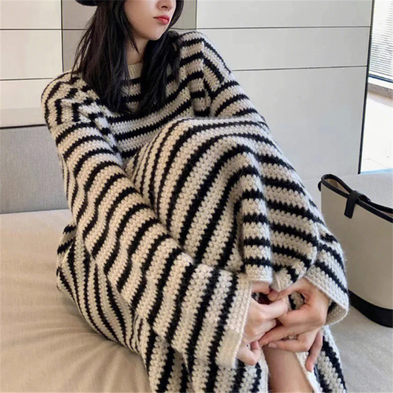 

Пуловер длиной до колена, свитера в корейском стиле, джемперы, женские джемперы для женщин, природа, Boxy, для подростков, в стиле хип-хоп, многослойный вид, водолазка с оборками