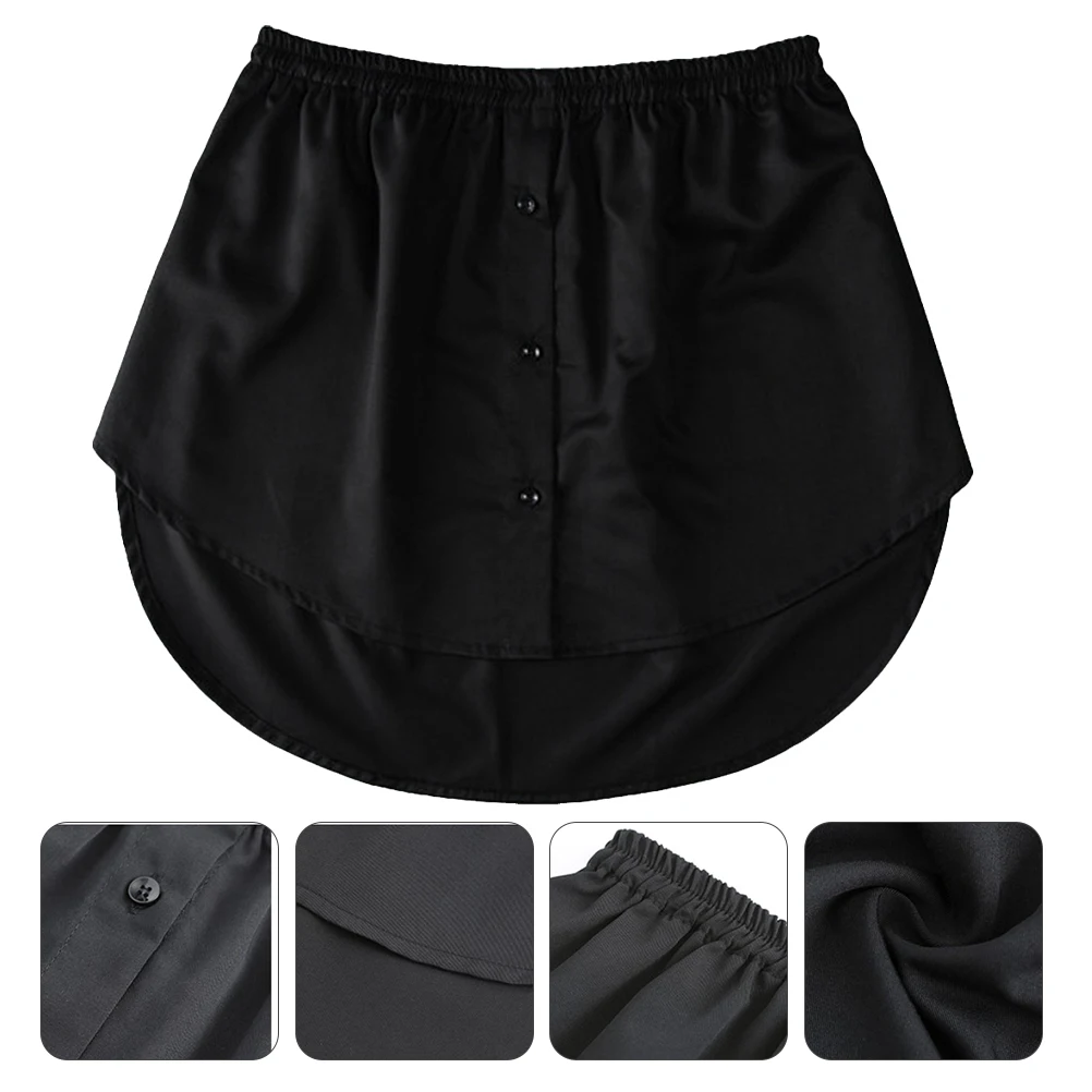 

1Pcs Fake Hem Women Shirt Skirt Fashion Casual Sweater Decoration Girl Fake Skirt Hem Comfortable Soft Touch Clothing Accessory