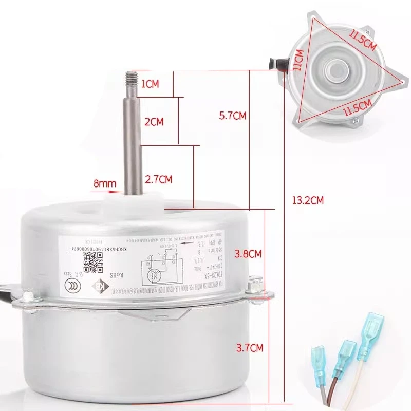 1P/1.5 220-240V 28W Air conditioning outdoor cooling fan motor YDK36-6D-4 motor YDK36-6D YDK28-6X