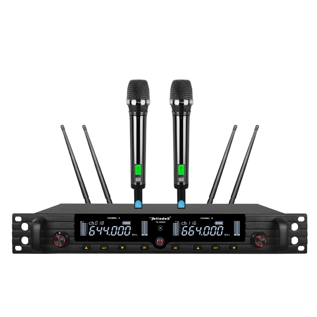 

New Trend 1000 Meters Working Distance Hot Sale Professional UHF Wireless Microphone for Stage