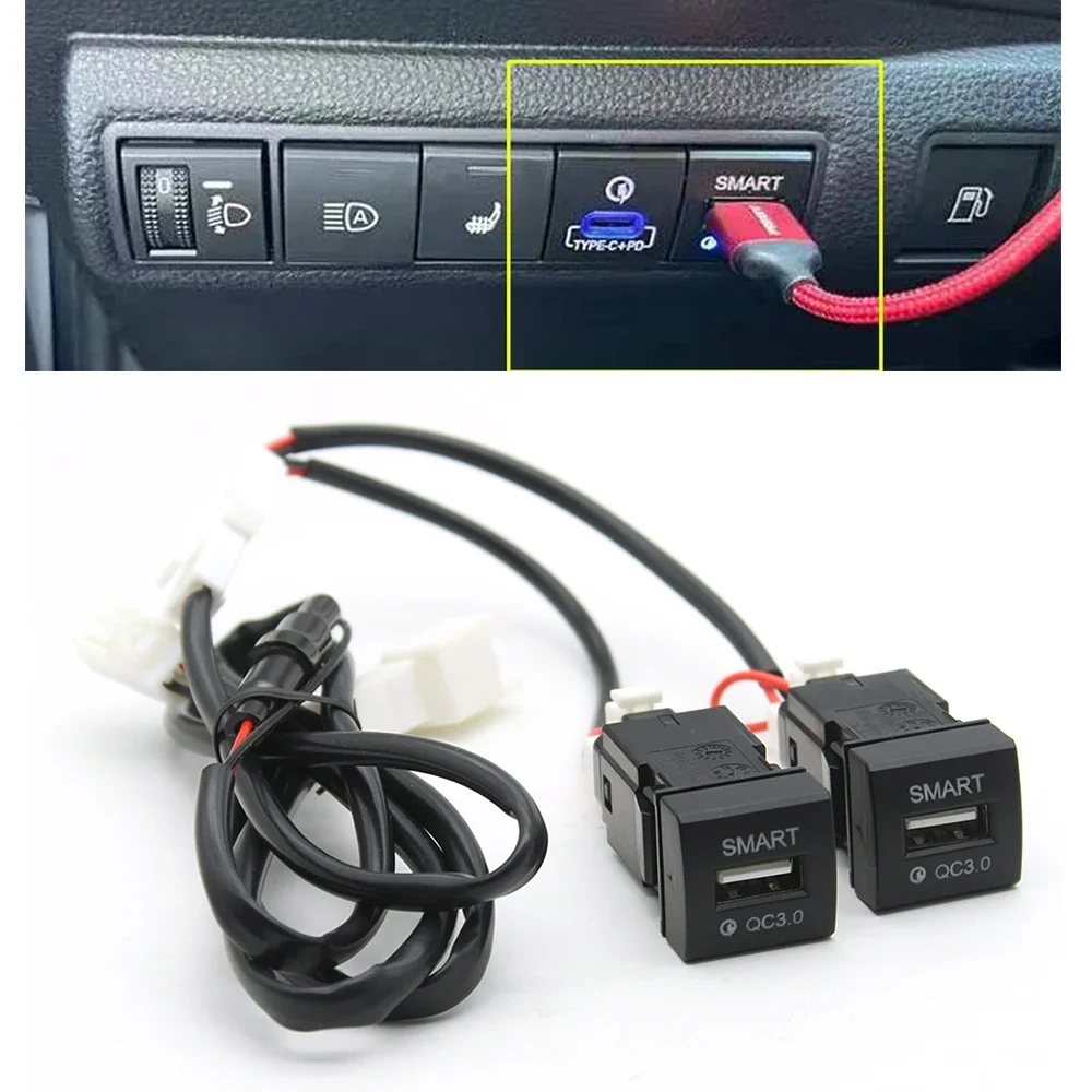 

1 шт., автомобильное зарядное устройство с двумя USB-портами