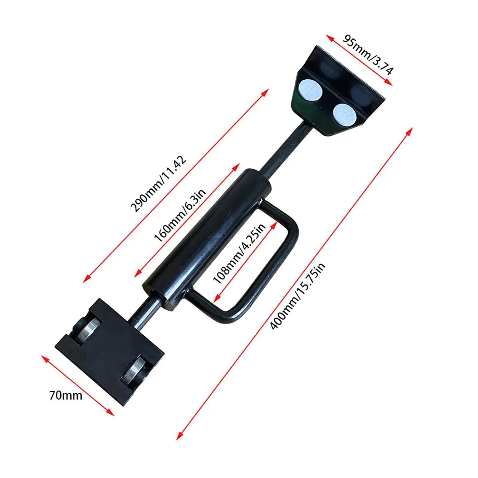 

Pull Bar 3 in 1 Multipurpose for Narrow Space Portable Sturdy Professional Pulling Bar Heavy Duty for Floor Laying Work