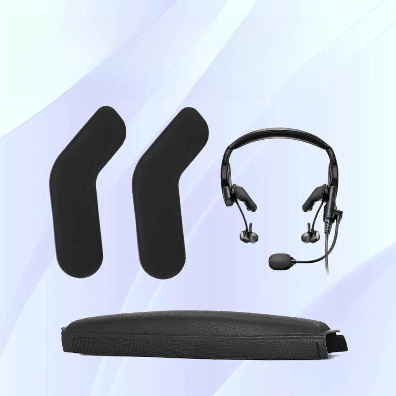 Soft Comfort Ear Cushion Pads Fit For Bose ProFlight Series 1 Series 2 Aviation Pilot Headphone Replacement Accessories