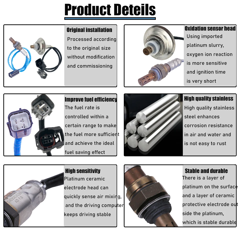 Up&Downstream Oxygen Sensor For Mazda CX-7 2.5L 2010 2011 2012 234-5043 234-4466 L555-18-8G1 L556-18-861 L555188G1 L555-18-8G1A