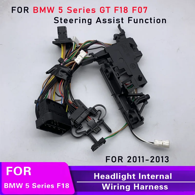 Suitable for 2011-2013 BMW 5 Series F10 F07 F18 headlight internal wiring harness 520 525 530 headlight plug wiring harness