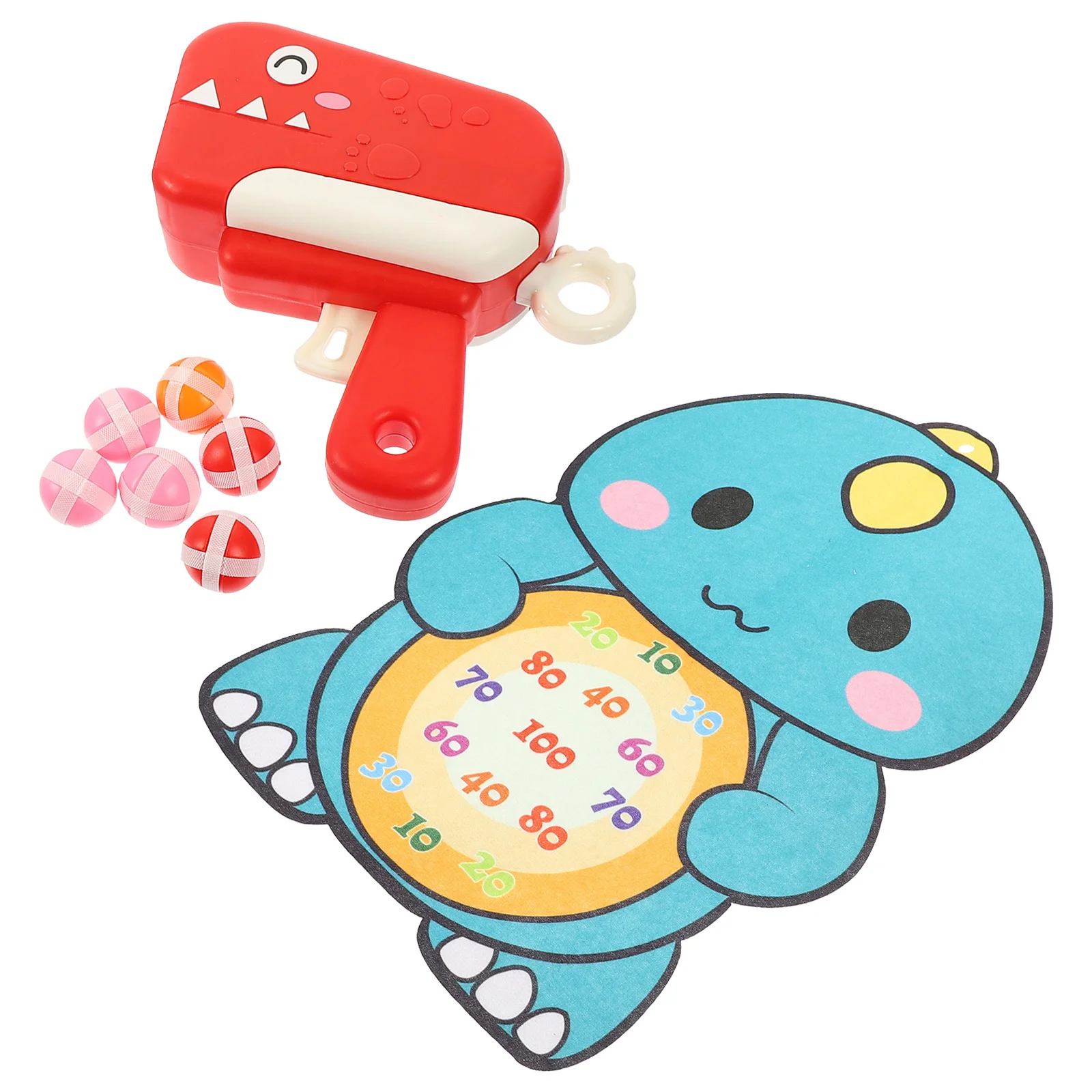 

1Set Sticky Ball Shooting Game Safe Dinosaur Board Target Funny Sport Game for Kids Children Birthday