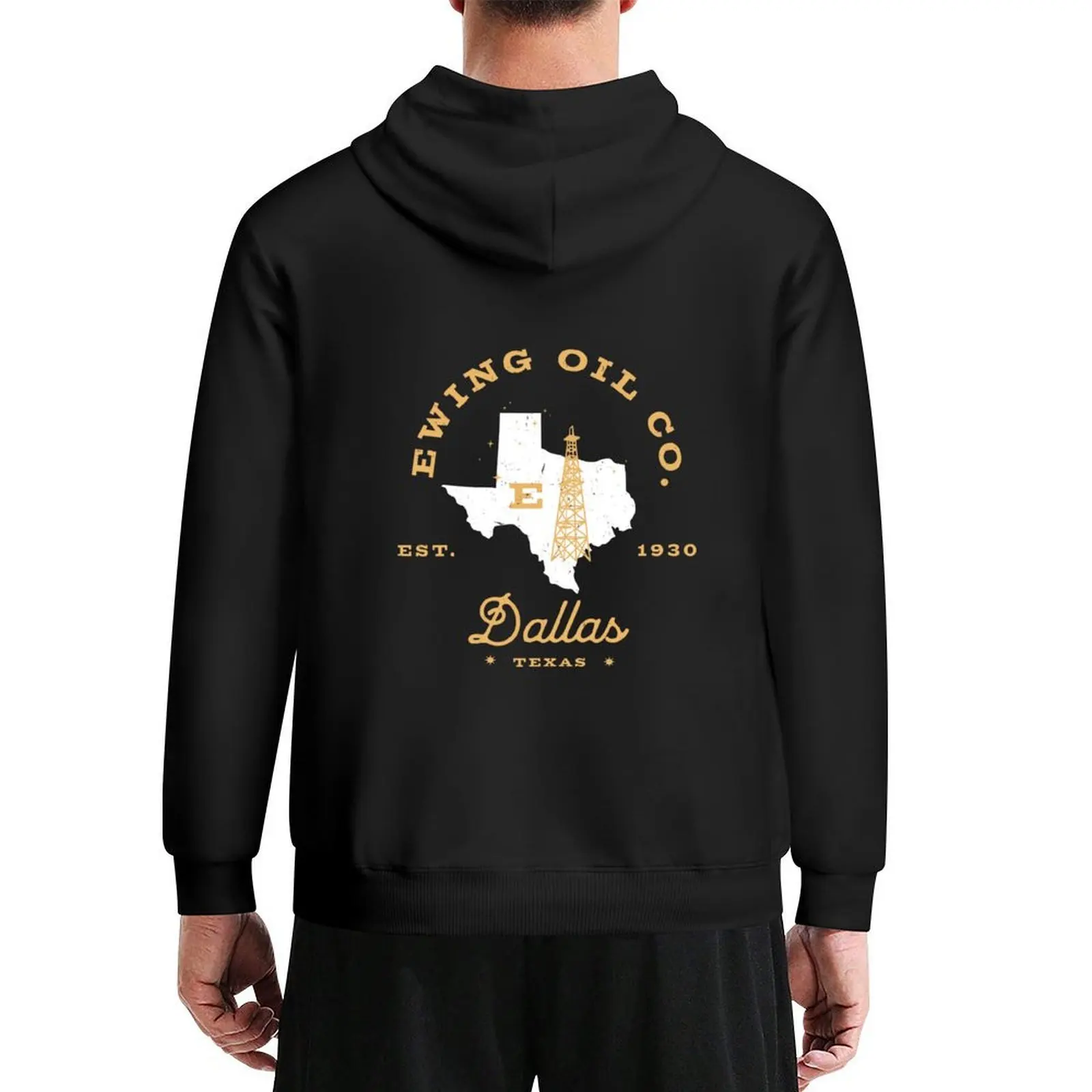 

Ewing Oil Co. Est. 1930 - Dallas, Texas Hoodie autumn jacket men fashion men men clothes men's oversize hoodie