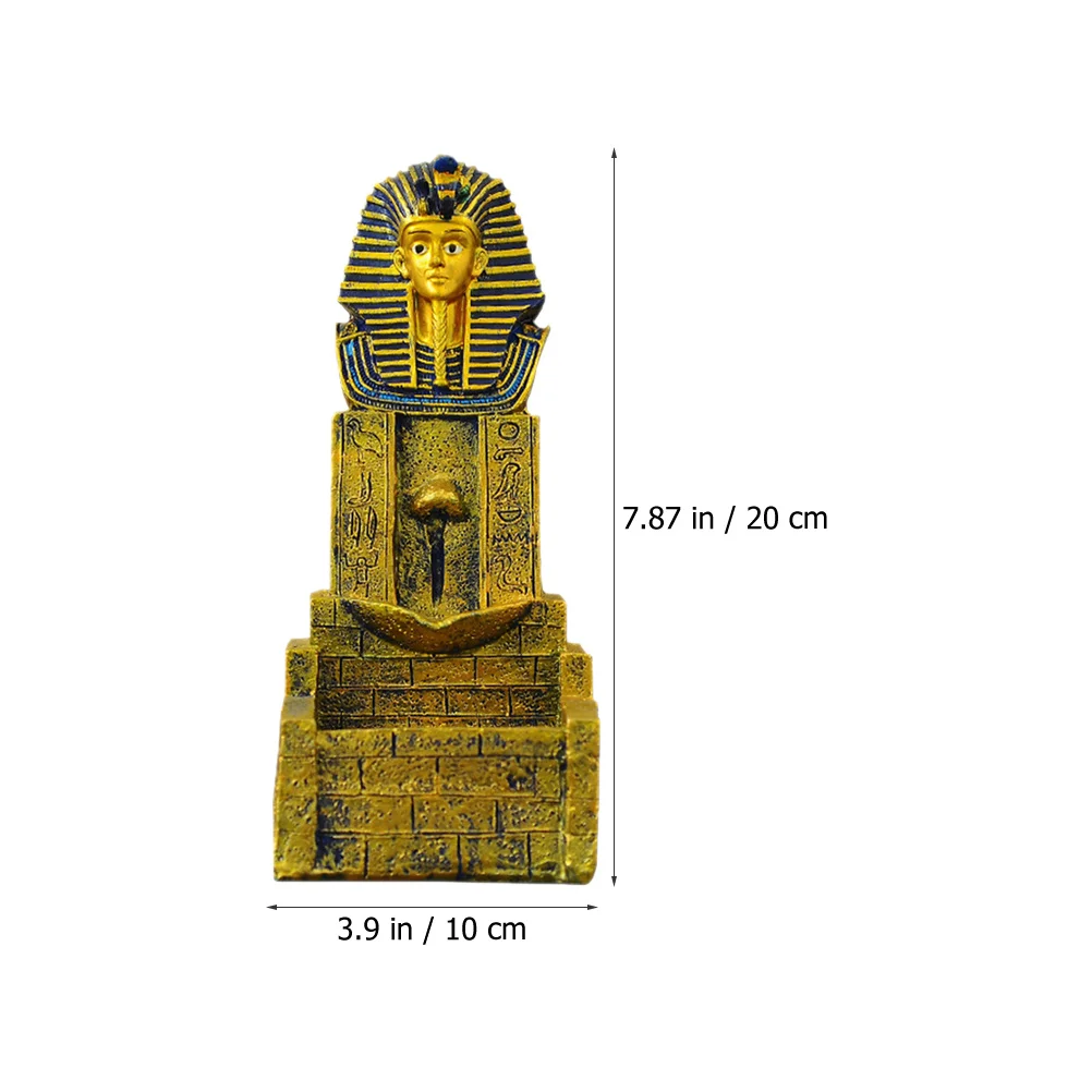

Waterfall Incense Burner Ancient Egypt Style Ornament for Room Decoration Suitable As Gift for Family Friends on Special