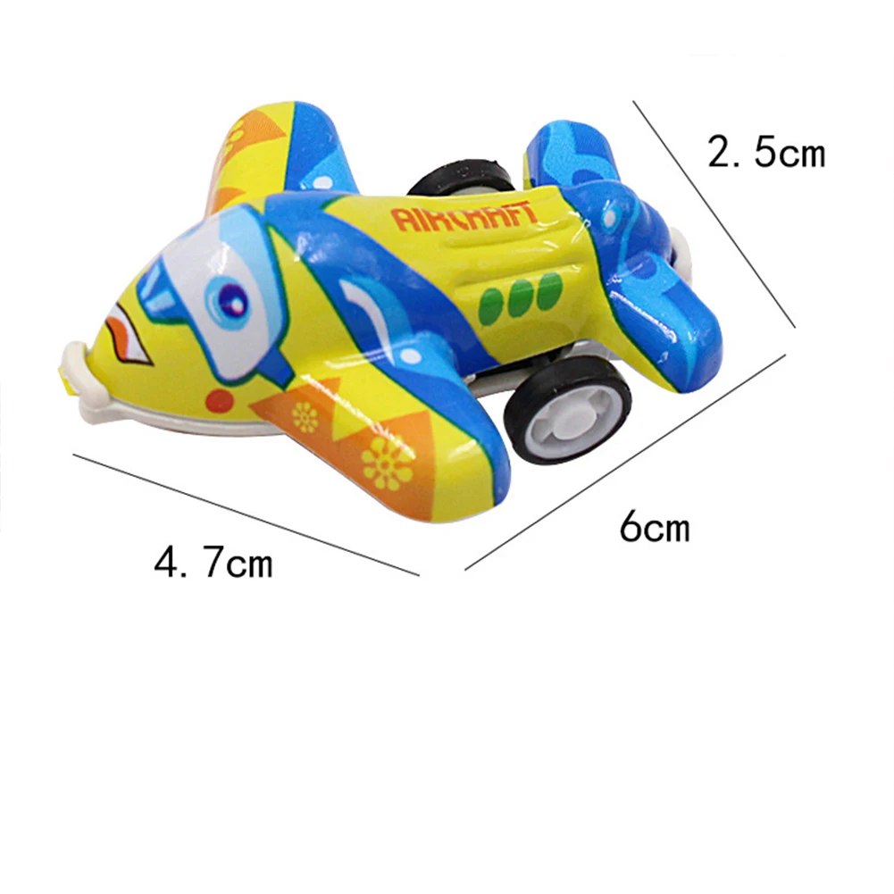 1pc Pull Back Plane for Kids Party Favors Mini Air Plane for Kids Toddlers Birthday Carnival Prizes Gifts