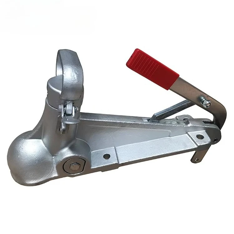 Hot-selling 4.5T 70mm Electric Trailer Coupling Dacromet Coated with Brake Handle