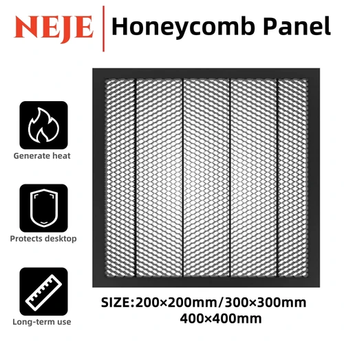 NEJE-cama láser de panal, cama láser, Panel de panal, mesa de trabajo para todas las marcas, grabador láser CNC, cortador, accesorios de máquinas herramientas