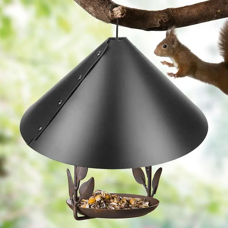 Squirrel Proof Baffle Practical Squirrel Proof Bird Feeder Baffle Guard Anti-squirrel Bird Feeders Protective Cover Wraparound