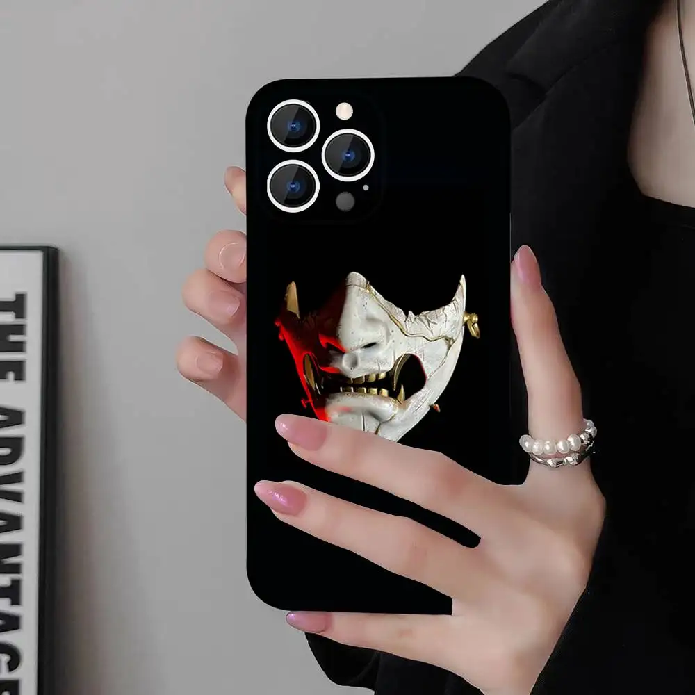 G-Ghost Of Yotei Phone Case For iPhone 17,16,15,14,13,12,11,Pro,Max,Plus,E,Air,Mini Protective Black Cover