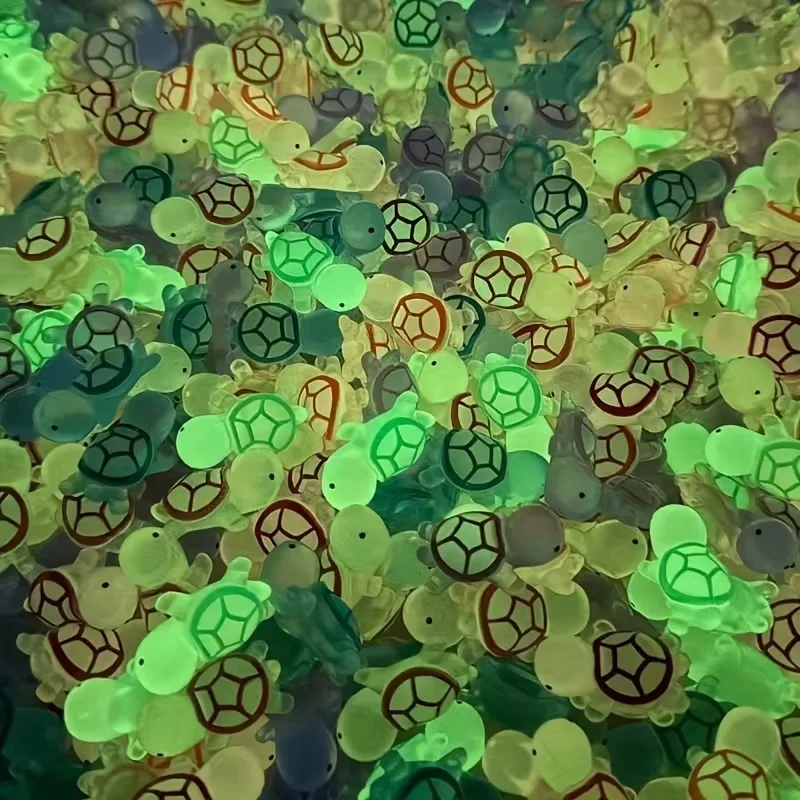 15-25-35pcs of Mixed Colors That Glow in The Dark, 3D Turtle Blind Bags - a Unique DIY Craft Kit And Party Birthday Favors.